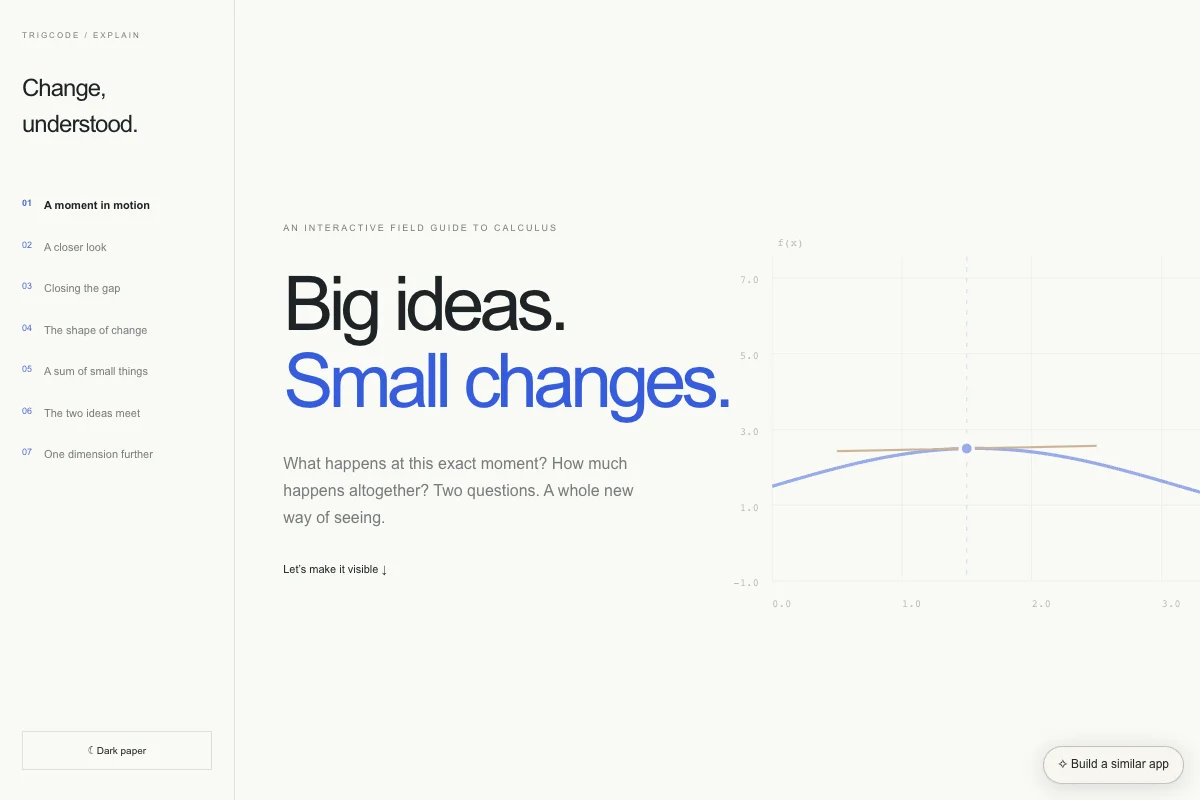 Small Changes app preview